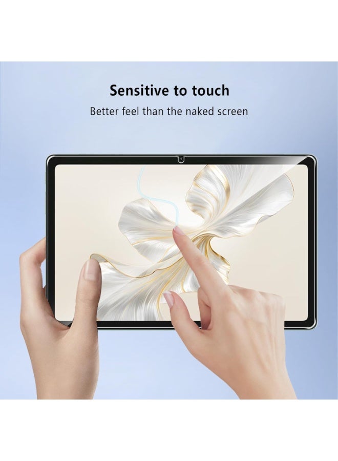 قطعتين  واقي شاشة من الزجاج المقوى لهاتف هونر باد X9 مقاس 11.5 بوصة شفاف - Image 3